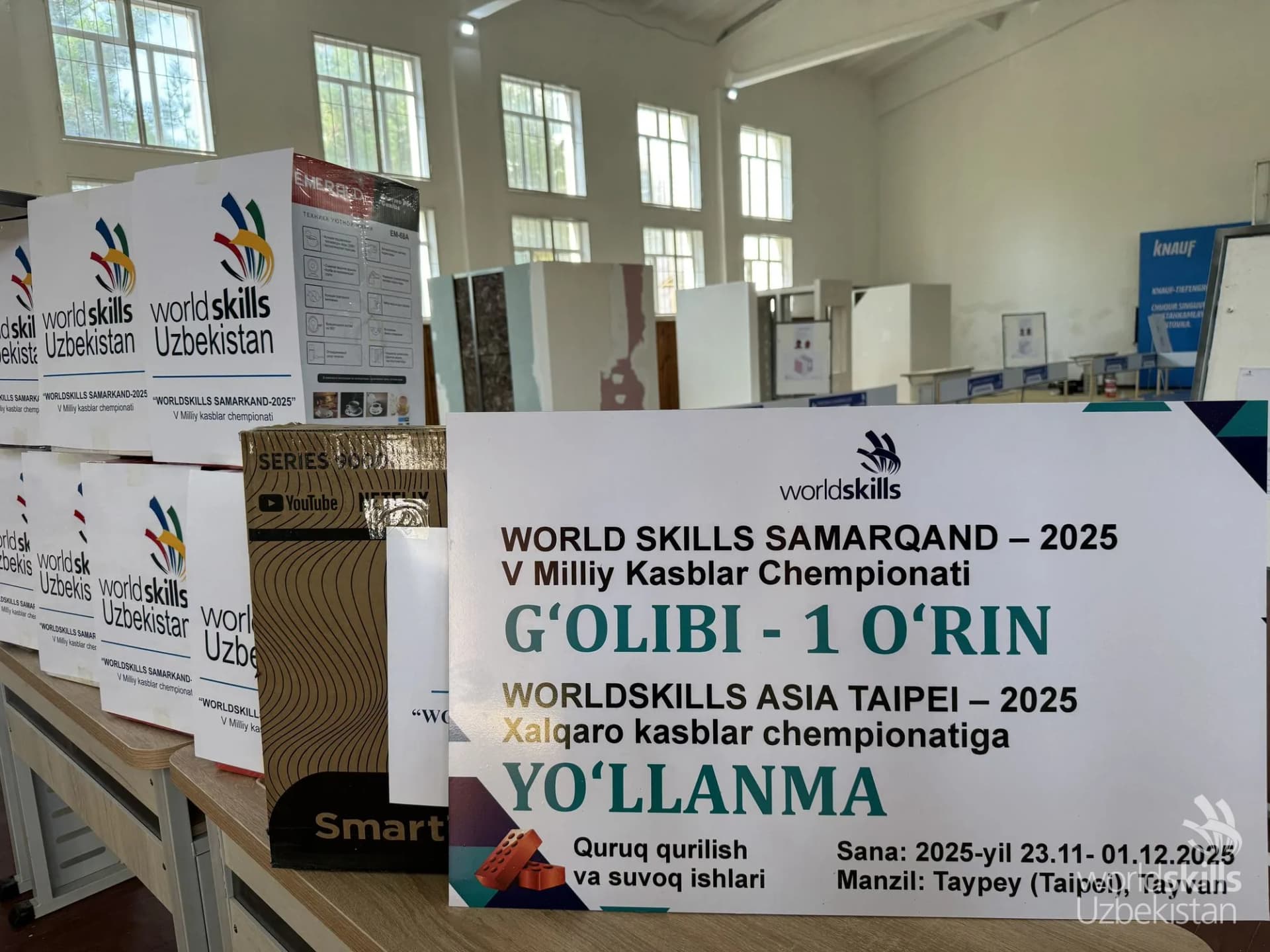 WorldSkills Samarkand 2025 — Plastering and Drywall Systems — 13-surat