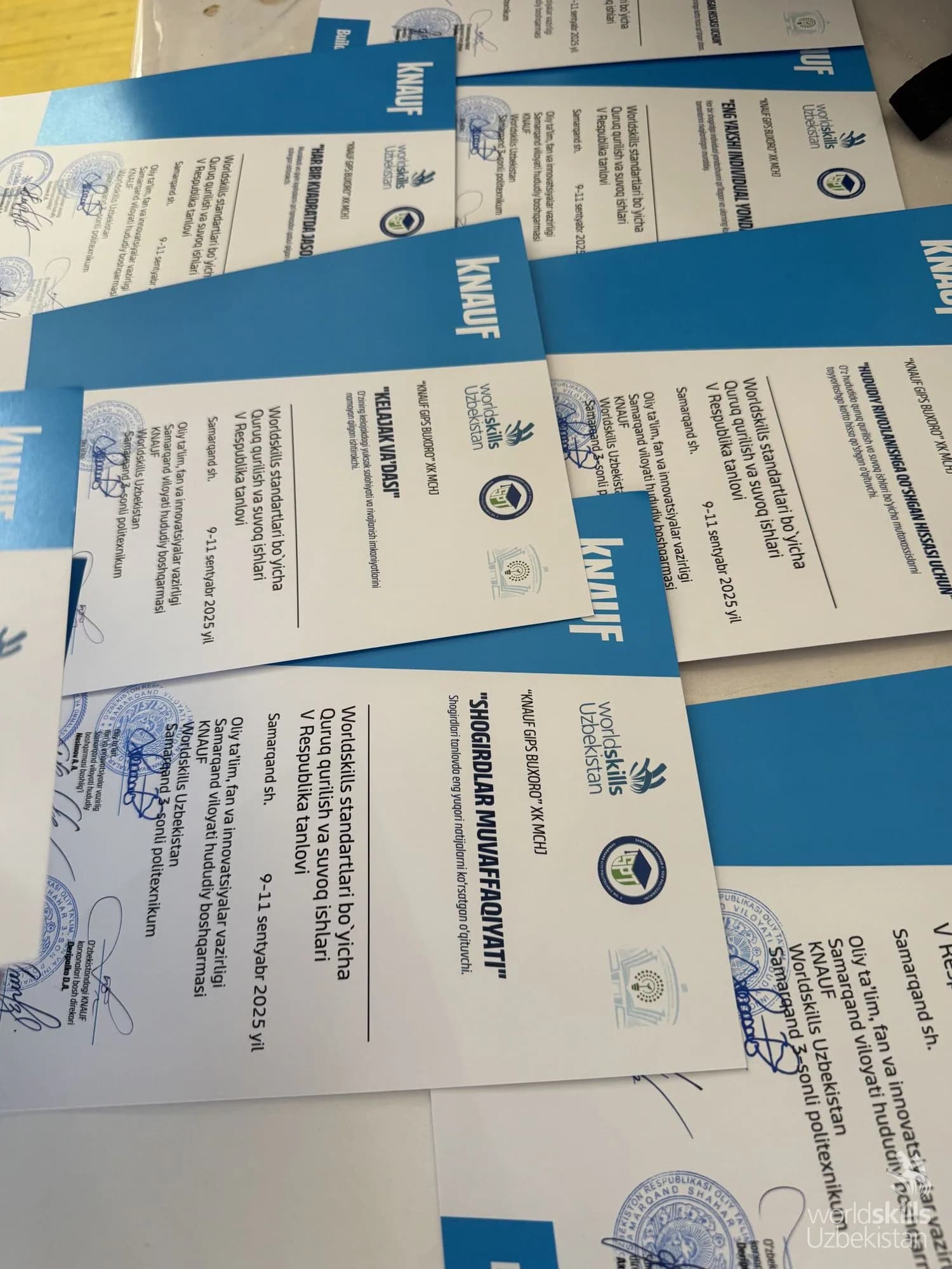 WorldSkills Samarkand 2025 — Plastering and Drywall Systems — 20-surat